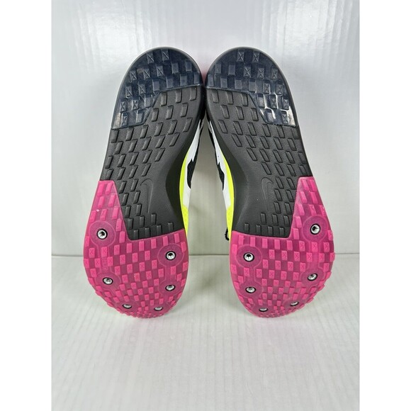 Nike Rival XC 6 Cross Country Spikes Volt Black Pink DX7999-700 Mens Size 10 NEW - Picture 7 of 8